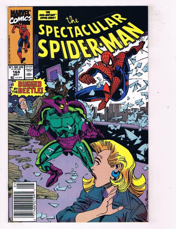 The Spectacular Spider-Man #164 NM Marvel Comics Comic Book May 1992 DE45