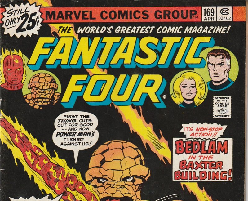 Fantastic Four(vol. 1 ) # 169  Power Man Amok !