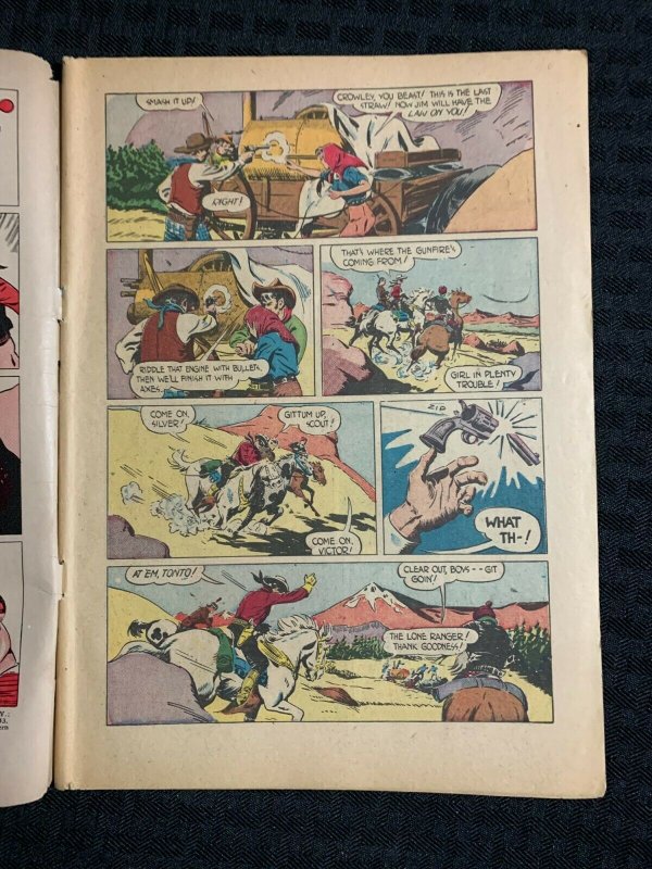 1948 Sept/Oct THE LONE RANGER #5 VG+ 4.5 Dell Comics