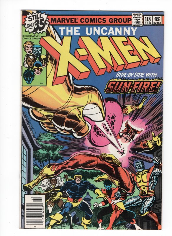 X-MEN 118 VF+ 8.5 1st MARIKO YASHIDA  BYRNE ART/CLAREMONT STORY; NEWSSTAND COPY