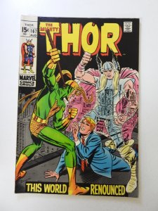 Thor #167 (1969) FN/VF condition