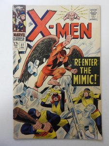 X-Men #27 VG+ Condition! Moisture stain back cover