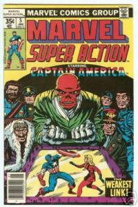 Marvel Super Action #5 Captain America 103 -r 1978 Fn