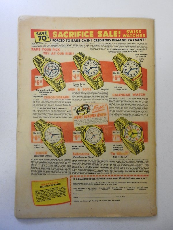 Weird Science #17 (1953) VG Condition cover detached bottom staple