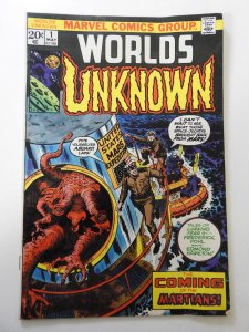 Worlds Unknown #1 (1973) VG Condition moisture stain