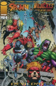 Spawn/WildC.A.T.S #1 VF ; Image | Alan Moore Wildcats