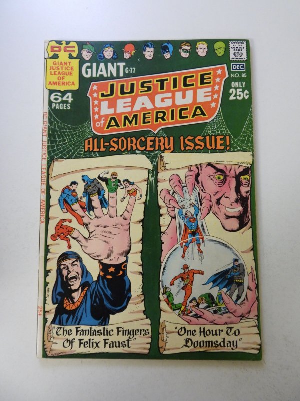 Justice League of America #85 (1970) FN/VF condition