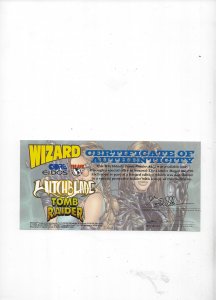 Witchblade/Tomb Raider #1/2 (Top Cow, 1998) w/ COA.
