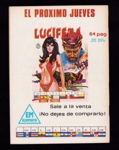 1975 LUCIFERA #11 Mexican Foreign Comic book Digest (7.5/8.0)