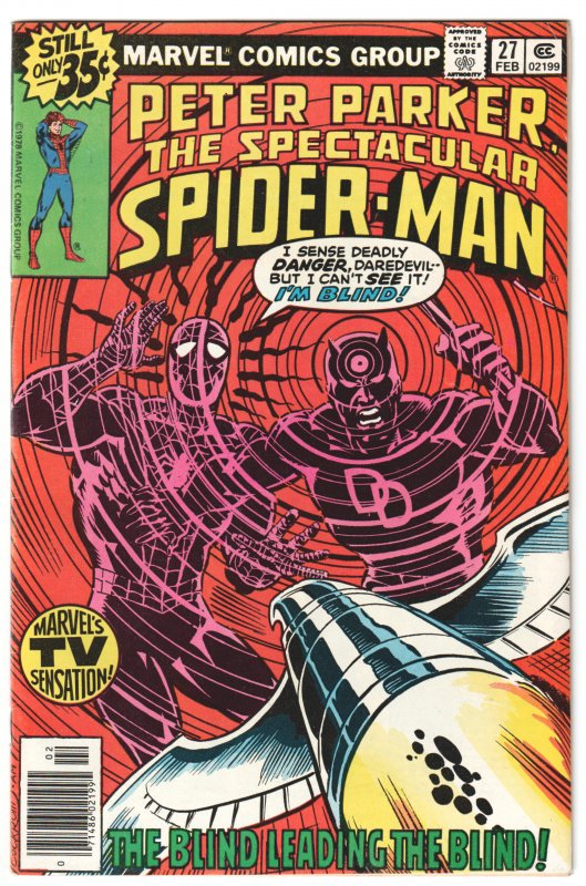 The Spectacular Spider-Man #27 (1979) Frank Miller Daredevil!!!!