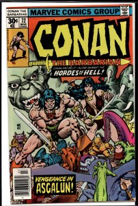 Conan the Barbarian #72 (1977) Conan