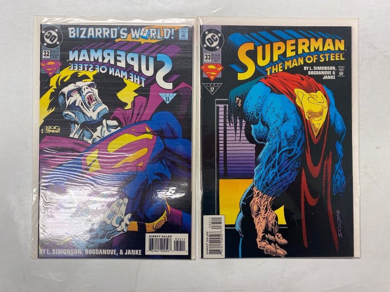 4 Superman Man Steel DC comic books #30 31 32 33 33 RC34