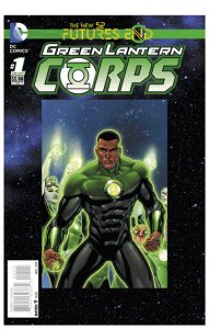 DC Comics New 52 Futures End Green Lantern Corps #1 3D Motion Variant Cover