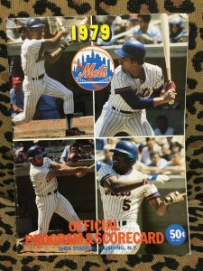 NY Mets Score Book Lot - 13 Books 1979-1990 Good Condition