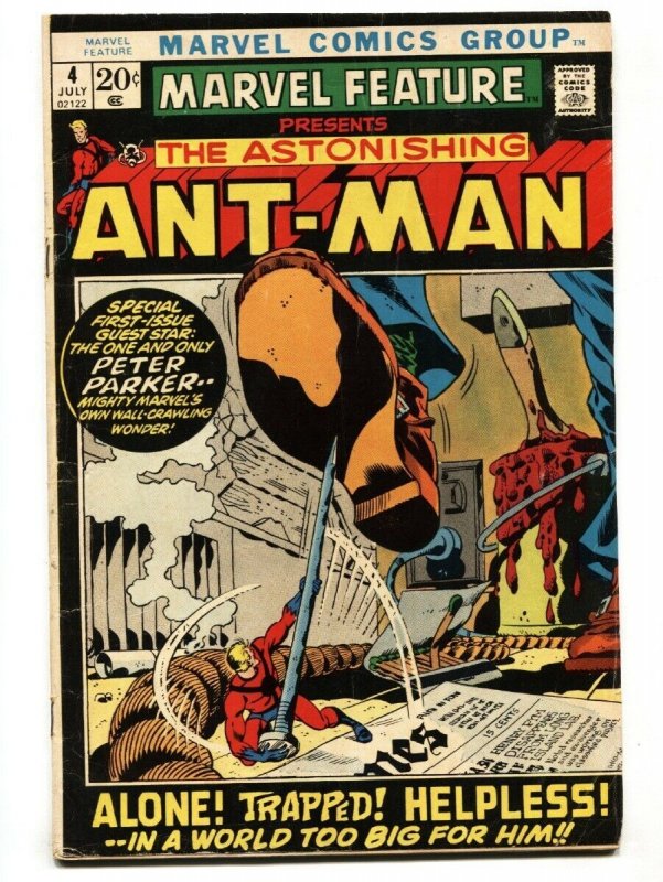 MARVEL FEATURE #4 Hank Pym becomes Ant-Man comic book Marvel VG