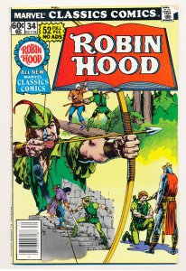 Marvel Classics Comics Series (1976) #34 VF+ Robin Hood