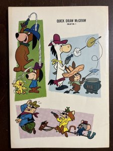 Quick Draw McGraw #12  F+ 6.5 Hanna-Barbera GOLD KEY 1962