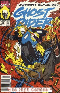 GHOST RIDER  (1990 Series)  (MARVEL) #14 NEWSSTAND Fine Comics Book