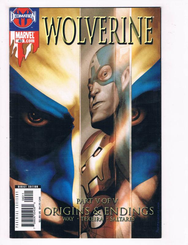 Wolverine #40 NM Marvel Comics Comic Book X-Men Way DE28