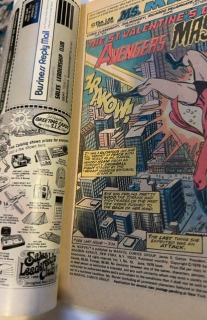 Ms. Marvel #18 (1978) 1 st app of Raven Darkholme- Mystique