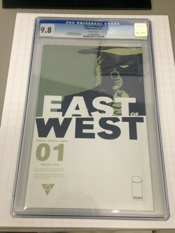 East of West 1 1st print CGC 9.8 In Development by Amazon