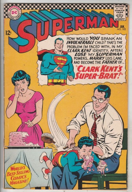 Superman #192 (Jan-67) VF/NM High-Grade Superman, Jimmy Olsen,Lois Lane, Lana...