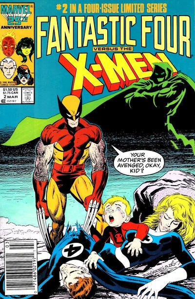Fantastic Four vs. X-Men #2 (Newsstand) FN ; Marvel