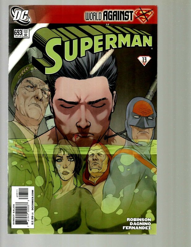 12  DC Superman Comics # 693 694 695 696 697 698 699 670 671 672 673 674 GK45