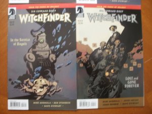 4 Near-Mint Dark Horse Comic WITCHFINDER #1 2 3 4 (2011) Lost Gone Service Angel