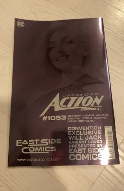 Action Comics #1053 Jack Foil Cover B (2023) ding on cover