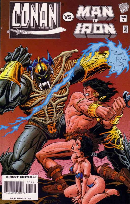 Conan #7 FN ; Marvel | Larry Hama Man of Iron