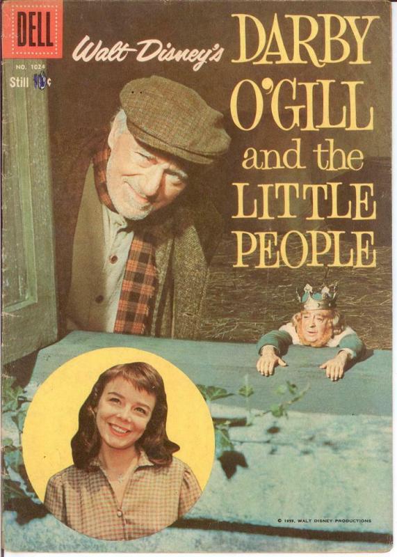 DARBY OGILL AND THE LITTLE PEOPLE (1959) F.C.1024 VG COMICS BOOK