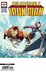 Invincible Iron Man (2023) #2 NM Juan Frigeri Second Printing Variant Cover