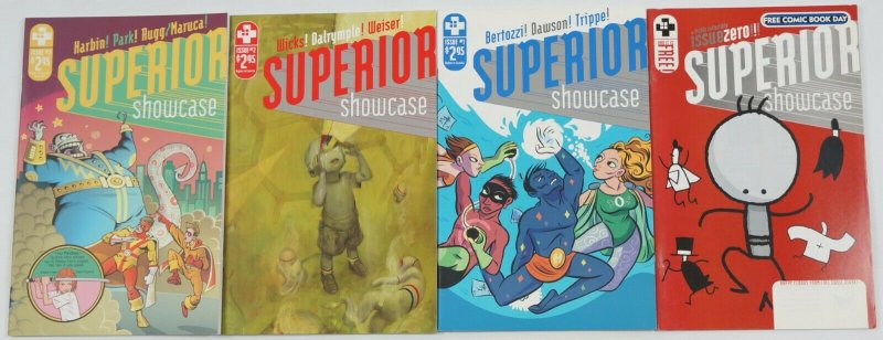 Superior Showcase #0 & 1-3 VF/NM complete series - farel dalrymple/nick bertozzi