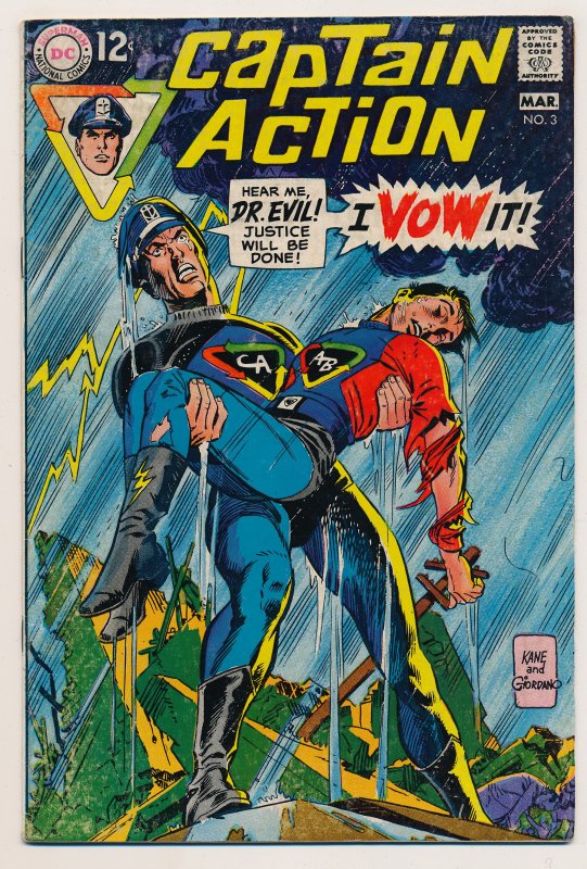 Captain Action (1968) #1-5 complete series