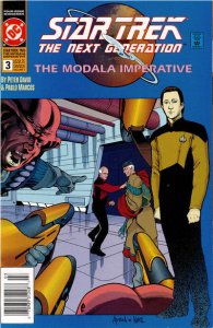 Star Trek: The Next Generation-The Modala Imperative #3 (Newsstand) FN ; DC | Ad