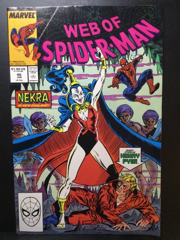 Web of Spider-Man #46 Direct Edition (1989)