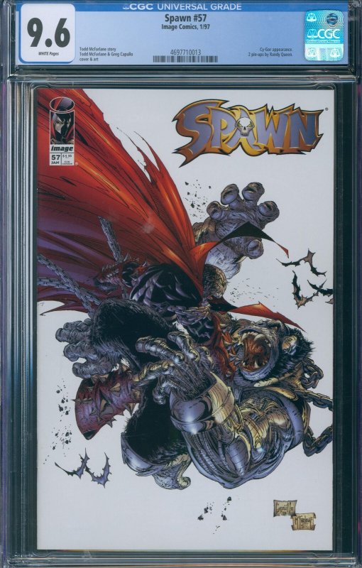 Spawn #57 CGC 9.6 - 1997