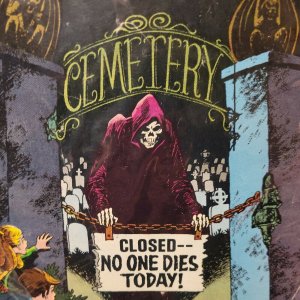 House of Mystery 208 Classic Cemetery Cover  