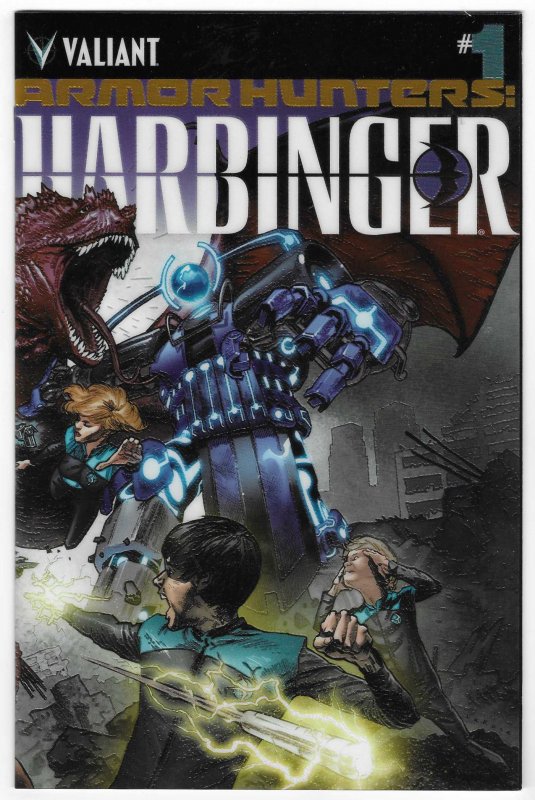 Armor Hunters: Harbinger #1 LaRosa Chromium Cover (2014)