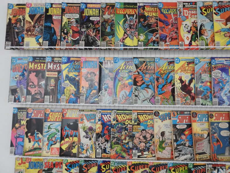 Huge Lot of 190+ Comics W/ Action Comics, Howard the Duck, Blackhawk! Avg. FN!