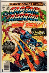 Captain America #216 Regular Edition (1977) 7.0 FN/VF