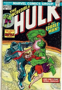 Incredible Hulk #174 (1968) Herb Trimpe Cobalt Man FN-