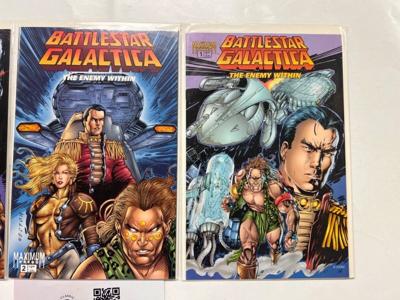 3 Battlestar Galactics Maximum Press Comic Books # 1 2 3 53 JS71