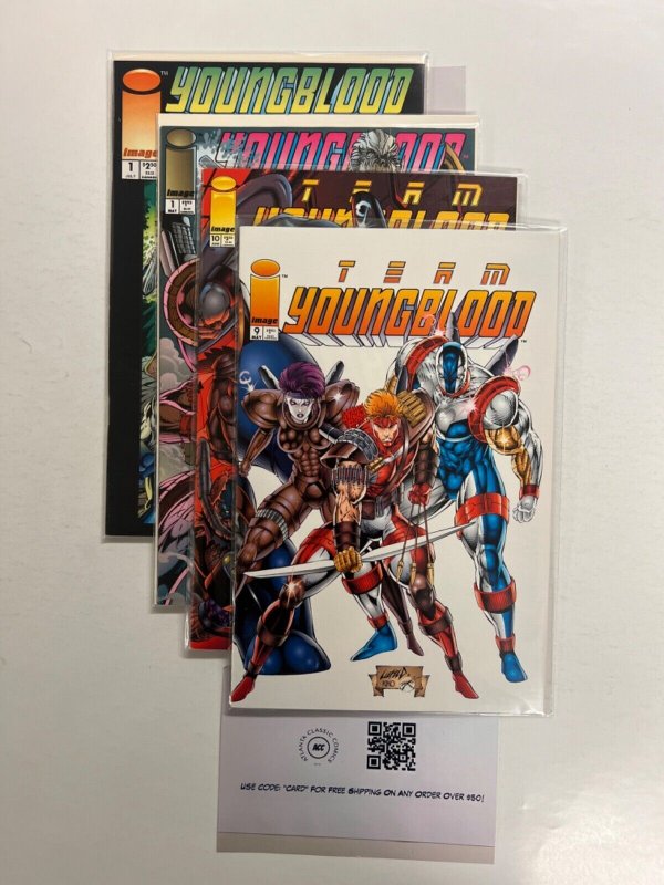 4 Youngblood Image Comic Books # 1 1 9 10 119 JS32
