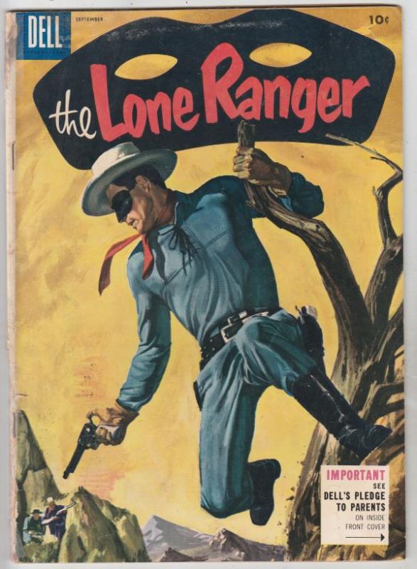 Lone Ranger, The #87 (Sep-55) VG+ Affordable-Grade The Lone Ranger, Tonto, Si...