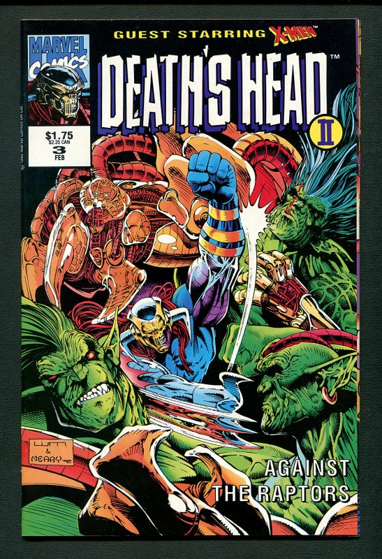 Death's Head II  #2 #3 #5 #6 #8 #9 (SET) NM / Liam Sharp Covers / 1992