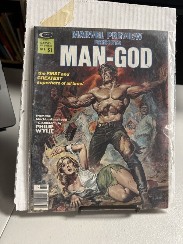 Marvel Preview Magazine # 9 Man God 1976