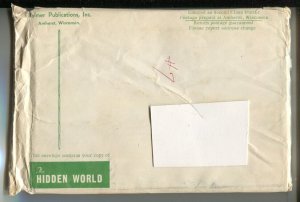 Hidden World #7 1962-Palmer-Cover art & stories by Richard S. Shaver-original...