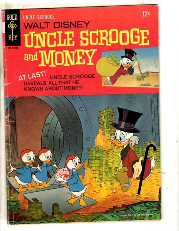 10 Uncle Scrooge Gold Key Comic Books # 69 112 55 71 75 98 84 63 64 Money JL30